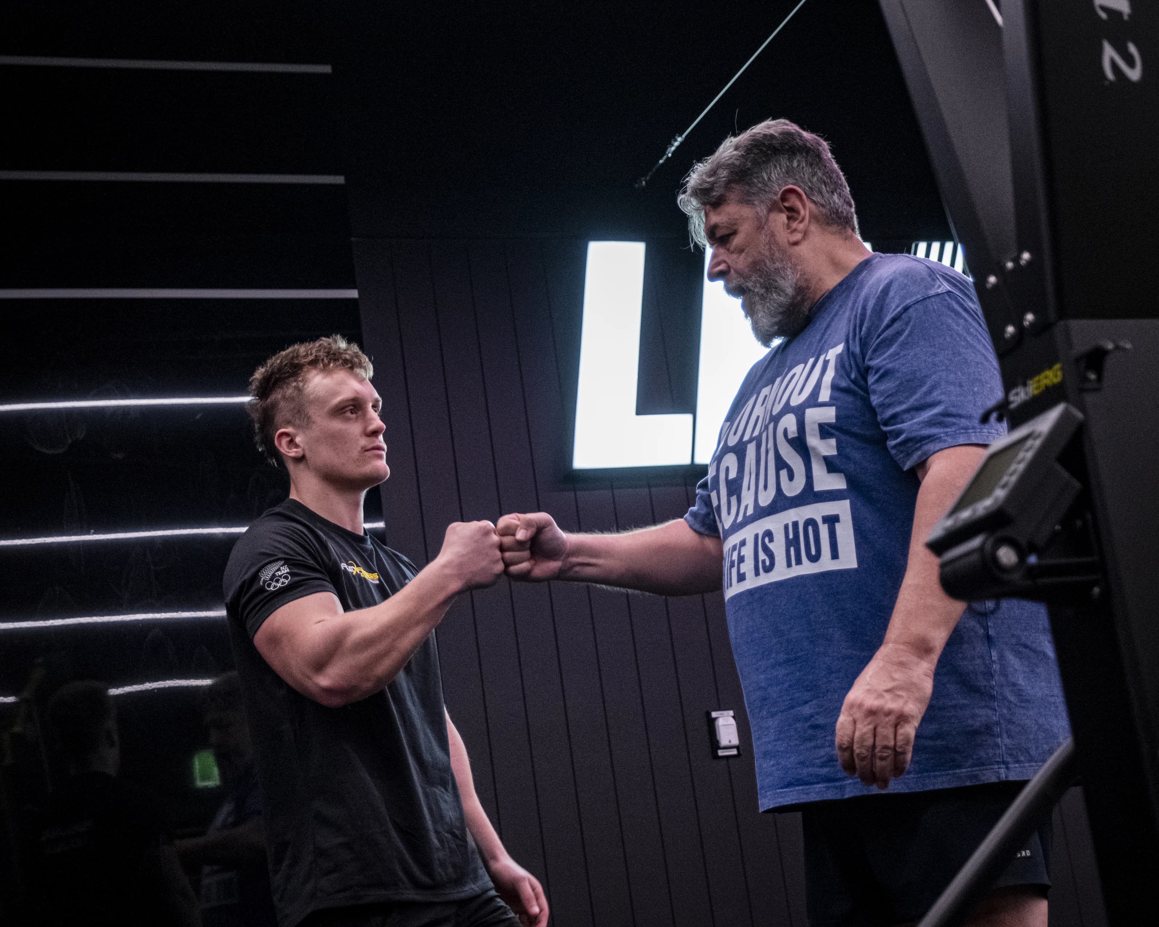 Training at Flex Fitness Burnside